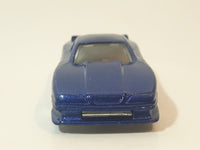 2007 Hot Wheels Mustang Cobra Metalflake Dark Blue Die Cast Toy Car Vehicle