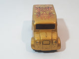 2004 Hot Wheels Demolition Dairy Delivery Truck Gold Die Cast Toy Car Vehicle