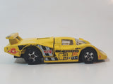 1998 Hot Wheels Flyin' Aces Sol-Aire CX-4 Yellow Die Cast Toy Car Vehicle Opening Rear Hood