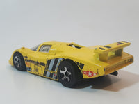 1998 Hot Wheels Flyin' Aces Sol-Aire CX-4 Yellow Die Cast Toy Car Vehicle Opening Rear Hood