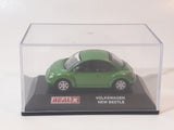 Real-X Volkswagen New Beetle Green 1/72 Scale Die Cast Toy Car Vehicle in Display Case