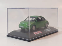 Real-X Volkswagen New Beetle Green 1/72 Scale Die Cast Toy Car Vehicle in Display Case