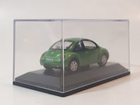 Real-X Volkswagen New Beetle Green 1/72 Scale Die Cast Toy Car Vehicle in Display Case