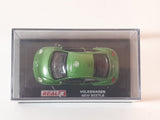 Real-X Volkswagen New Beetle Green 1/72 Scale Die Cast Toy Car Vehicle in Display Case