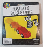 Toysmith YAY! Flash Racers 3 Pack Red Green Blue Pull Back Action Plastic Toy Car Vehicles New in Package