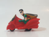 1992 McDonald's Batman The Animated Series Robin on Motorcycle 3" Long Toy Figure