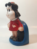 Vintage 1973 Play Pal Plastics Western Publishing Company Little Lulu Character 7 1/4" Tall Coin Bank