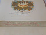 Vintage H. Upmann Habana Cuban Cigars Cardboard Box