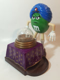 2008 Mars M&M's Fortune Teller Green Character 8 1/2" Tall Plastic Candy Dispenser