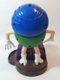 2008 Mars M&M's Fortune Teller Green Character 8 1/2" Tall Plastic Candy Dispenser