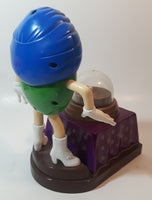 2008 Mars M&M's Fortune Teller Green Character 8 1/2" Tall Plastic Candy Dispenser