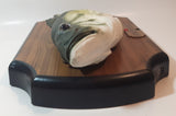 1999 Gemmy Big Mouth Billy Bass Singing Moving Fish On Plaque Novelty Collectible No Adapter Battery Tested Working