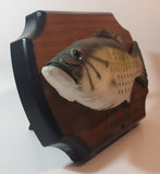 1999 Gemmy Big Mouth Billy Bass Singing Moving Fish On Plaque Novelty Collectible No Adapter Battery Tested Working