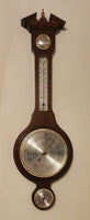 Mid-Century Japan made German Banjo Style Barometer Weather Station Like New