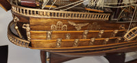 Vintage Napoleon Highly Detailed 36" Long Tall Ship Model