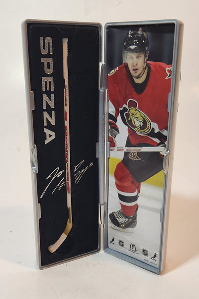 2006-2007 McDonald's NHL Star Sticks Jason Spezza Ottawa Senators Miniature Hockey Stick in Tube Case