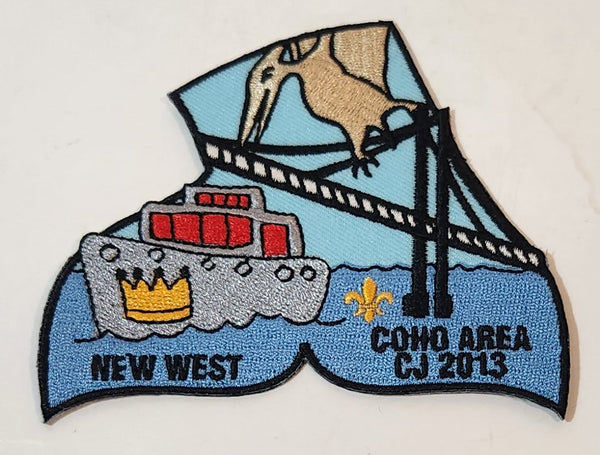 Scouts Canada New Westminster Coho Area CJ 2013 Fabric Patch Badge