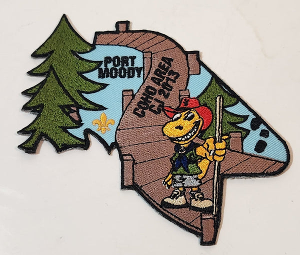 Scouts Canada Port Moody Coho Area CJ 2013 Fabric Patch Badge