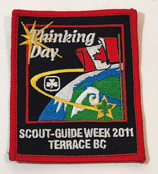 Scouts Canada Thinking Day Scout-Guide Week 2011 Terrace BC Fabric Patch Badge