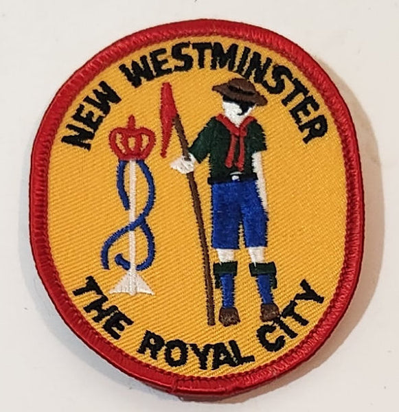 Scouts Canada New Westminster The Royal City Fabric Patch Badge