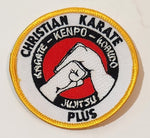 Christian Karate Plus Karate Kenpo Korudo Jujitsu Fabric Patch Badge