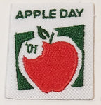 Scouts Canada Apple Day '01 Fabric Patch Badge