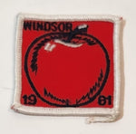 Scouts Canada Apple Day Windsor 1981 Fabric Patch Badge