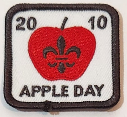 Scouts Canada Apple Day 2010 Fabric Patch Badge