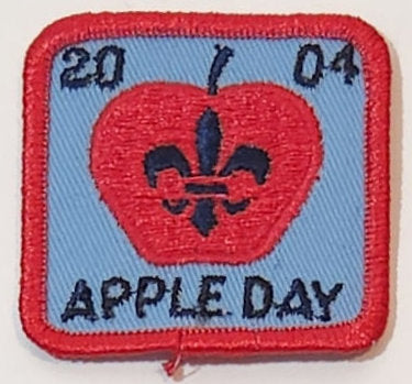 Scouts Canada Apple Day 2004 Fabric Patch Badge