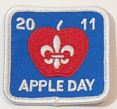 Scouts Canada Apple Day 2011 Fabric Patch Badge