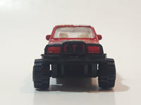 Surfing USA Red SUV Die Cast Toy Vehicle Busted Wheel