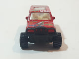 Surfing USA Red SUV Die Cast Toy Vehicle Busted Wheel