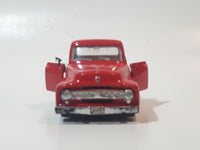 Maisto Superior 1953 Ford Farm Truck with Hay Pull Back Action 1/32 Scale Red Die Cast Toy Car Vehicle Missing Parts