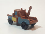 Disney Pixar Cars Tow Mater Brown Tow Truck Mini PVC Hard Rubber Toy Car Vehicle