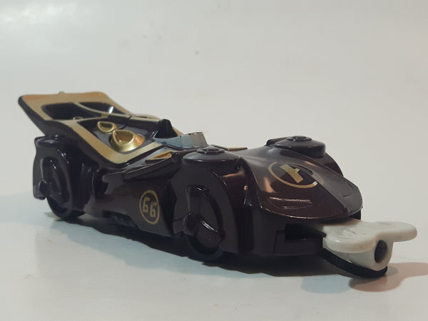 2008 McDonald's WBEI Speed Racer GRX Brown Plastic Die Cast Toy Car Ve ...
