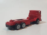 Unknown Brand COE Semi Truck Red Die Cast Toy Car Vehicle