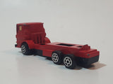 Unknown Brand COE Semi Truck Red Die Cast Toy Car Vehicle