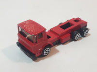 Unknown Brand COE Semi Truck Red Die Cast Toy Car Vehicle