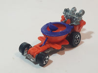 2001 Hot Wheels Hot Seat Orange and Purple Die Cast Toy Car Vehicle