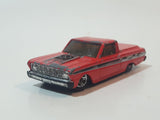 2011 Hot Wheels '65 Ford Ranchero Truck Red Die Cast Toy Car Vehicle