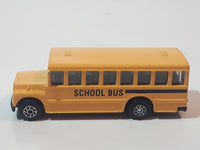 Yatming No. 1502 School Bus Yellow Die Cast Toy Car Vehicle