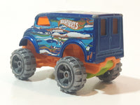 2017 Hot Wheels HW Art Cars Monster Dairy Delivery Truck Dark Blue Die Cast Toy Car Vehicle