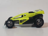 2002 Hot Wheels Shock Factor Mojave Racing Fluorescent Yellow & Black Die Cast Toy Car Vehicle