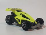 2002 Hot Wheels Shock Factor Mojave Racing Fluorescent Yellow & Black Die Cast Toy Car Vehicle