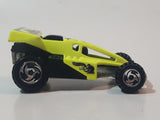 2002 Hot Wheels Shock Factor Mojave Racing Fluorescent Yellow & Black Die Cast Toy Car Vehicle