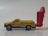 2013 Matchbox Beach Rescue Ford Dump Utility Truck Yellow Die Cast Toy Car Vehicle