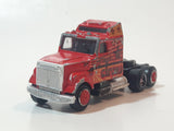 Vintage Majorette Super Movers 600 Series Circus Semi Tractor Truck Red 1/87 Scale Die Cast Toy Car Vehicle