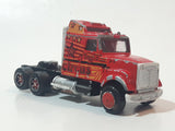 Vintage Majorette Super Movers 600 Series Circus Semi Tractor Truck Red 1/87 Scale Die Cast Toy Car Vehicle