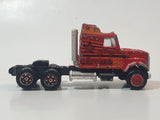 Vintage Majorette Super Movers 600 Series Circus Semi Tractor Truck Red 1/87 Scale Die Cast Toy Car Vehicle