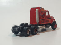 Vintage Majorette Super Movers 600 Series Circus Semi Tractor Truck Red 1/87 Scale Die Cast Toy Car Vehicle